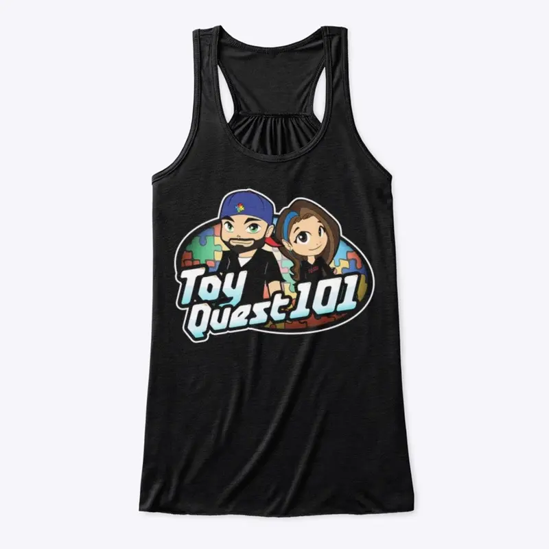 Toyquest101 BLK Women's Flowy Tank Top